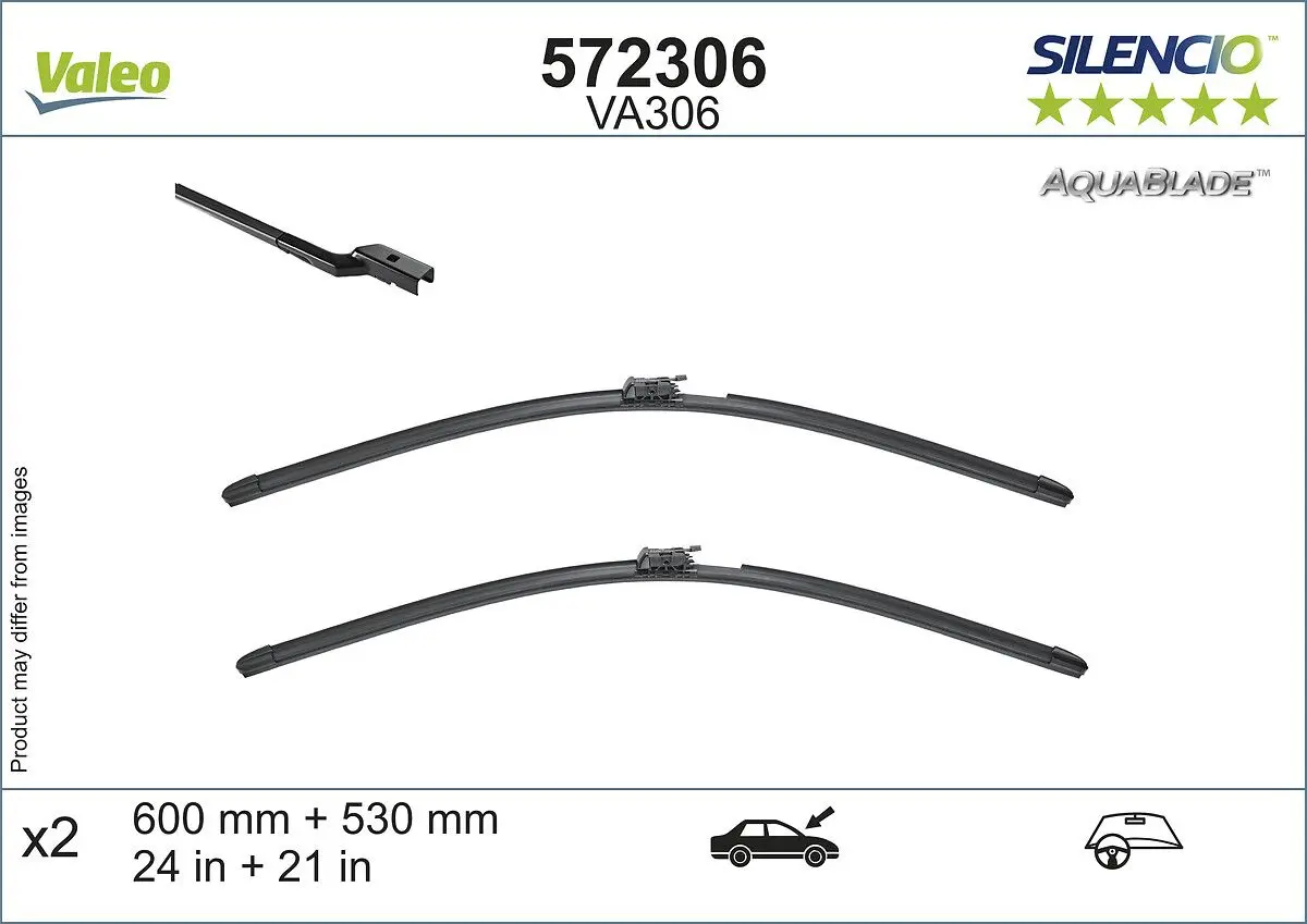 List stěrače VALEO 572306