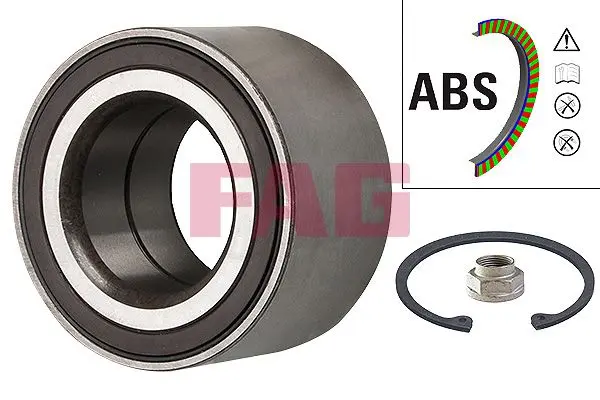 Sada ložisek kol Schaeffler FAG 713 6270 40