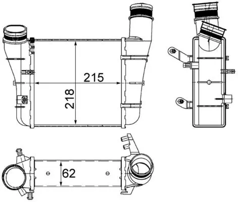 Chladič turba MAHLE CI 336 000S