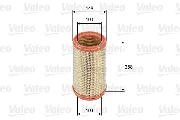 VALEO Vzduchový filtr 585611