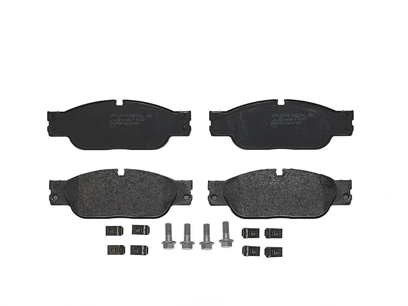BREMBO Sada brzdových destiček, kotoučová brzda P36021