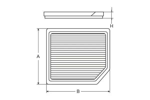 Filtr, vzduch v interiéru SCT - MANNOL SAK 166