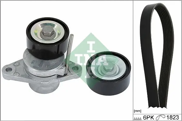 Sada žebrovaných klínových řemenů Schaeffler INA 529 0366 10