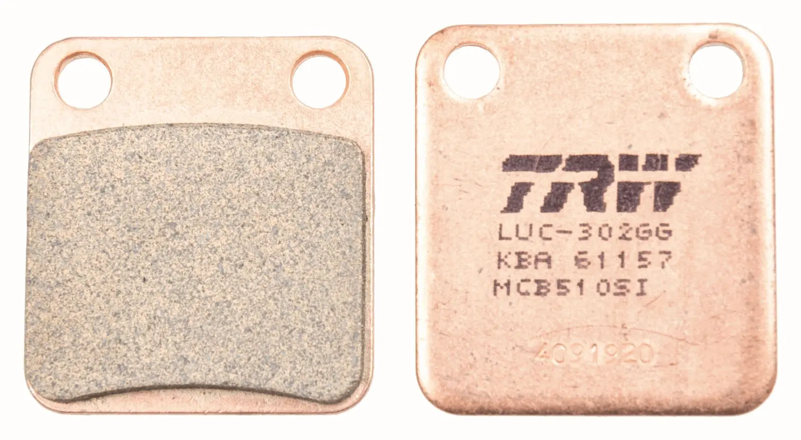 TRW ZF brzdové destičky KH54 sintrované OFFROAD HONDA CG 125 04-08, CRF 150 03-16, KAWASAKI KX 65 00-, KLX 125 10-13, SUZUKI DR 125 91-00, DR 200 15-,