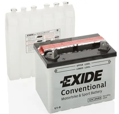 Baterie EXIDE BIKE Conventional 24Ah, 12V, U1-9