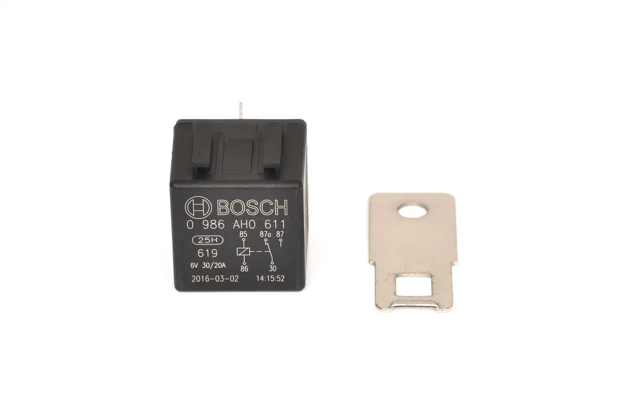 Relé, pracovní proud BOSCH 0 986 AH0 611