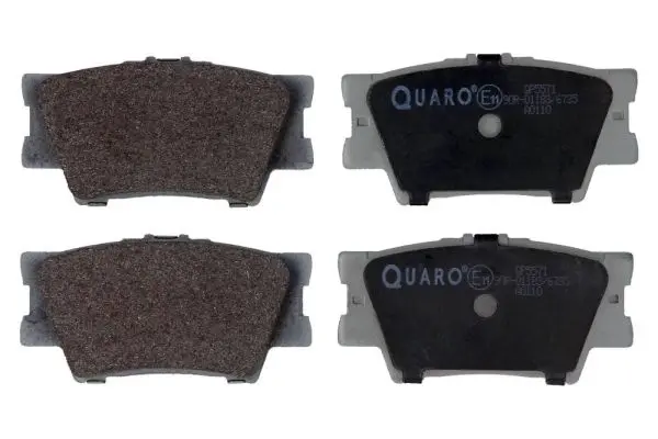 Sada brzdových destiček, kotoučová brzda QUARO QP5571