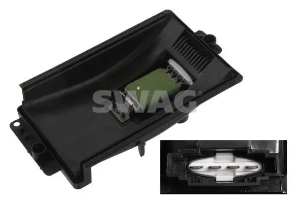 Odpor, vnitřní tlakový ventilátor SWAG 30 93 3154