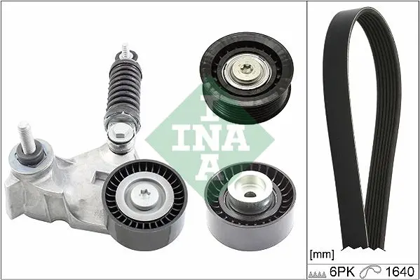 Sada žebrovaných klínových řemenů Schaeffler INA 529 0104 10