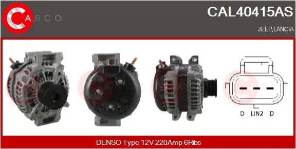 generátor CASCO CAL40415AS