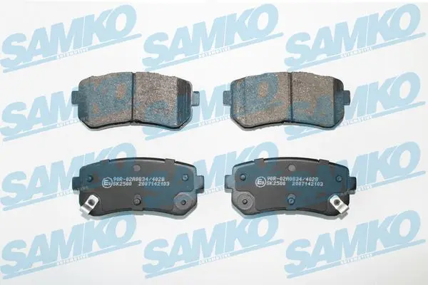 Sada brzdových destiček, kotoučová brzda SAMKO 5SP2103