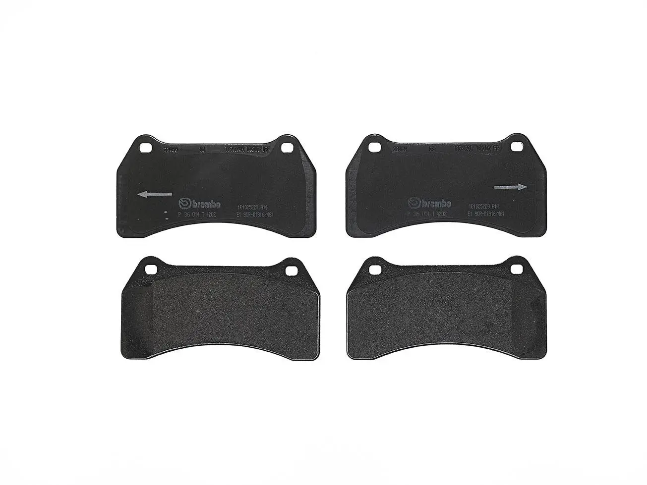 BREMBO Sada brzdových destiček, kotoučová brzda P36014