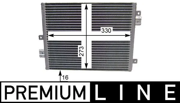 Kondenzátor, klimatizace MAHLE AC 354 000P