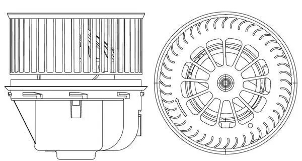 vnitřní ventilátor MAHLE AB 264 000P