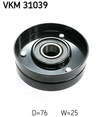 SKF Vratná/vodicí kladka, klínový žebrový řemen VKM31039