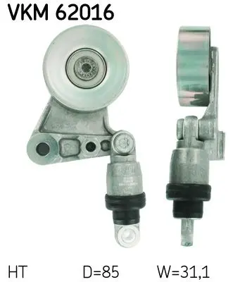 SKF Napínací kladka, žebrovaný klínový řemen VKM62016