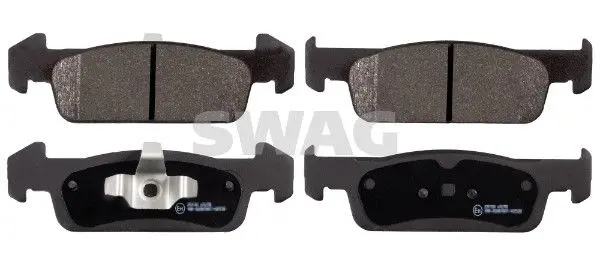 Sada brzdových destiček, kotoučová brzda SWAG 60 91 6976