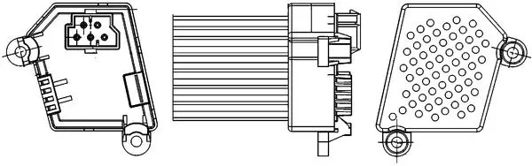 MAHLE ORIGINAL Regulace, vnitřní ventilace ABR 33 000S