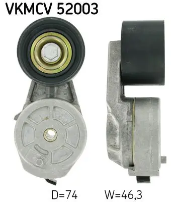 SKF Napínací kladka, žebrovaný klínový řemen VKMCV 52003