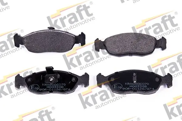 Sada brzdových destiček, kotoučová brzda KRAFT AUTOMOTIVE 6006070