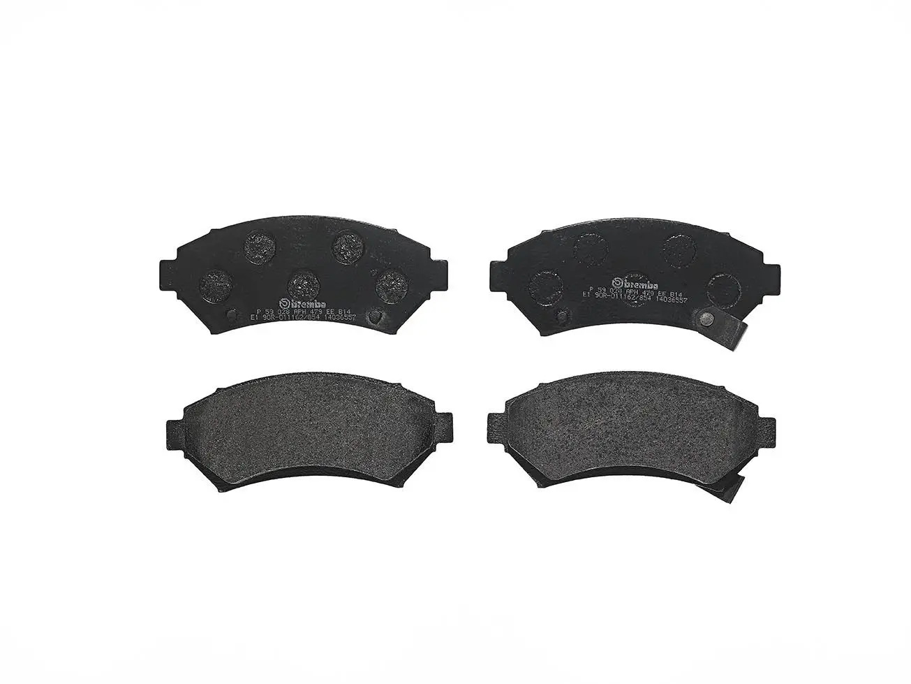 Sada brzdových destiček, kotoučová brzda BREMBO P 59 028
