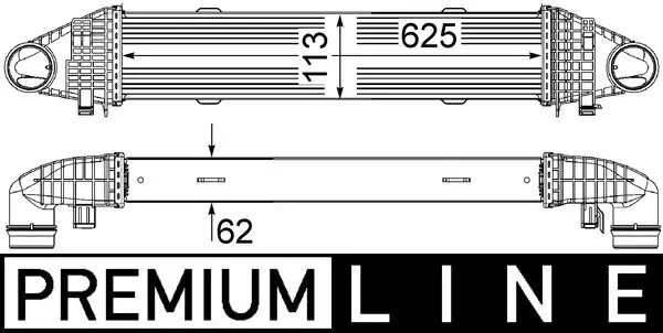 Chladič turba MAHLE CI 356 000P