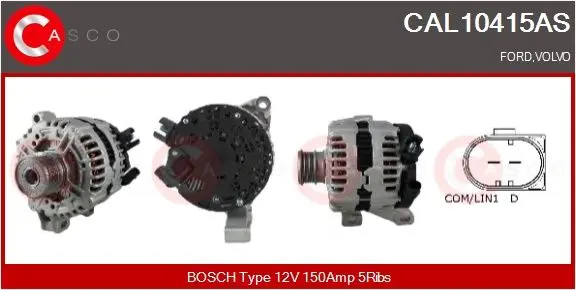 generátor CASCO CAL10415AS