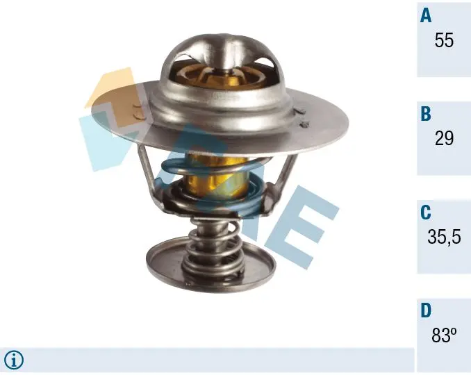 Termostat, chladivo FAE 5306783