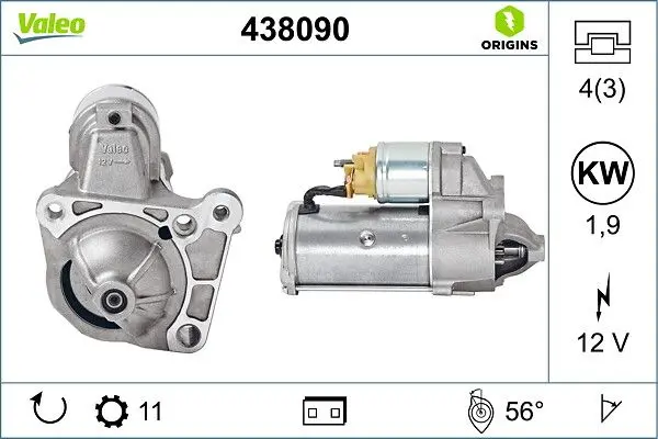 VALEO Startér 438090