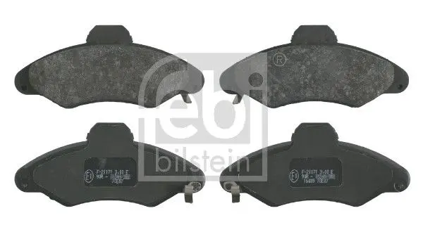 Sada brzdových destiček, kotoučová brzda FEBI BILSTEIN 16039