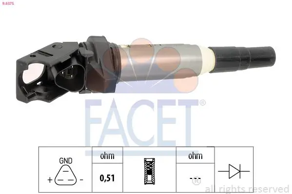 Zapalovací cívka FACET 9.6375