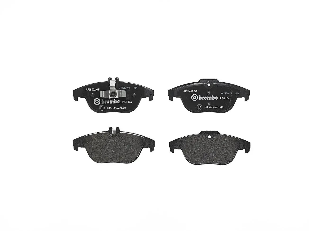 BREMBO Sada brzdových destiček, kotoučová brzda P50104
