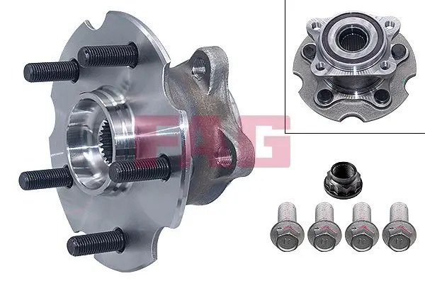 Sada ložisek kol Schaeffler FAG 713 6189 80