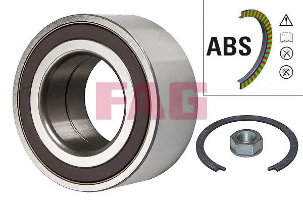 Sada ložisek kol Schaeffler FAG 713 6400 20