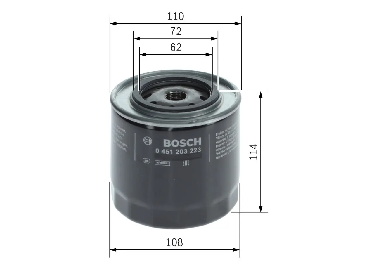 Olejový filtr BOSCH 0 451 203 223