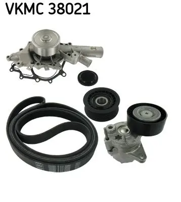 Vodní pumpa + klínový žebrový řemen SKF VKMC 38021