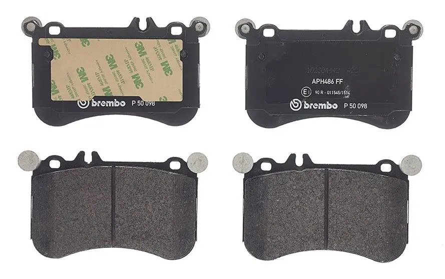 BREMBO Sada brzdových destiček, kotoučová brzda P50098