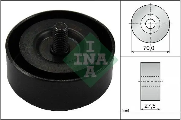 Vratná/vodicí kladka, klínový žebrový řemen Schaeffler INA 532 0606 10