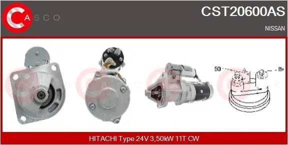 Startér CASCO CST20600AS