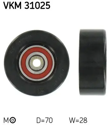 Napínák, žebrovaný klínový řemen SKF VKM 31025