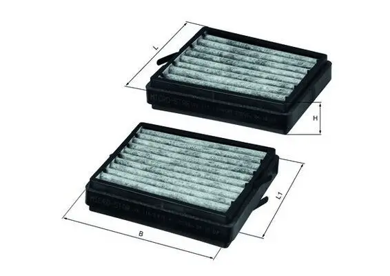 MAHLE ORIGINAL Filtr, vzduch v interiéru LKK116S