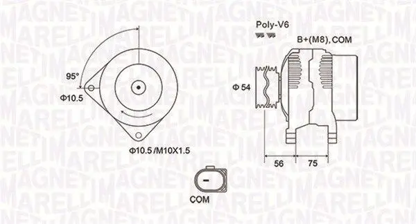 generátor MAGNETI MARELLI 063731904010