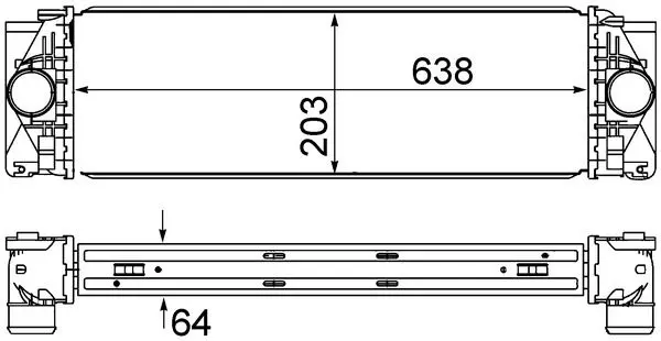 Chladič turba MAHLE CI 369 000S
