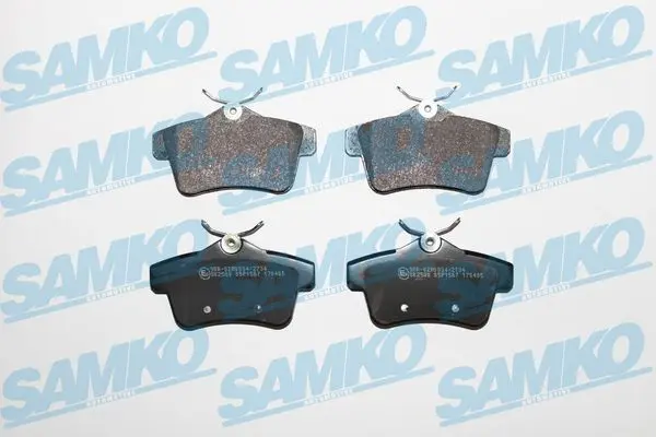 Sada brzdových destiček, kotoučová brzda SAMKO 5SP1567