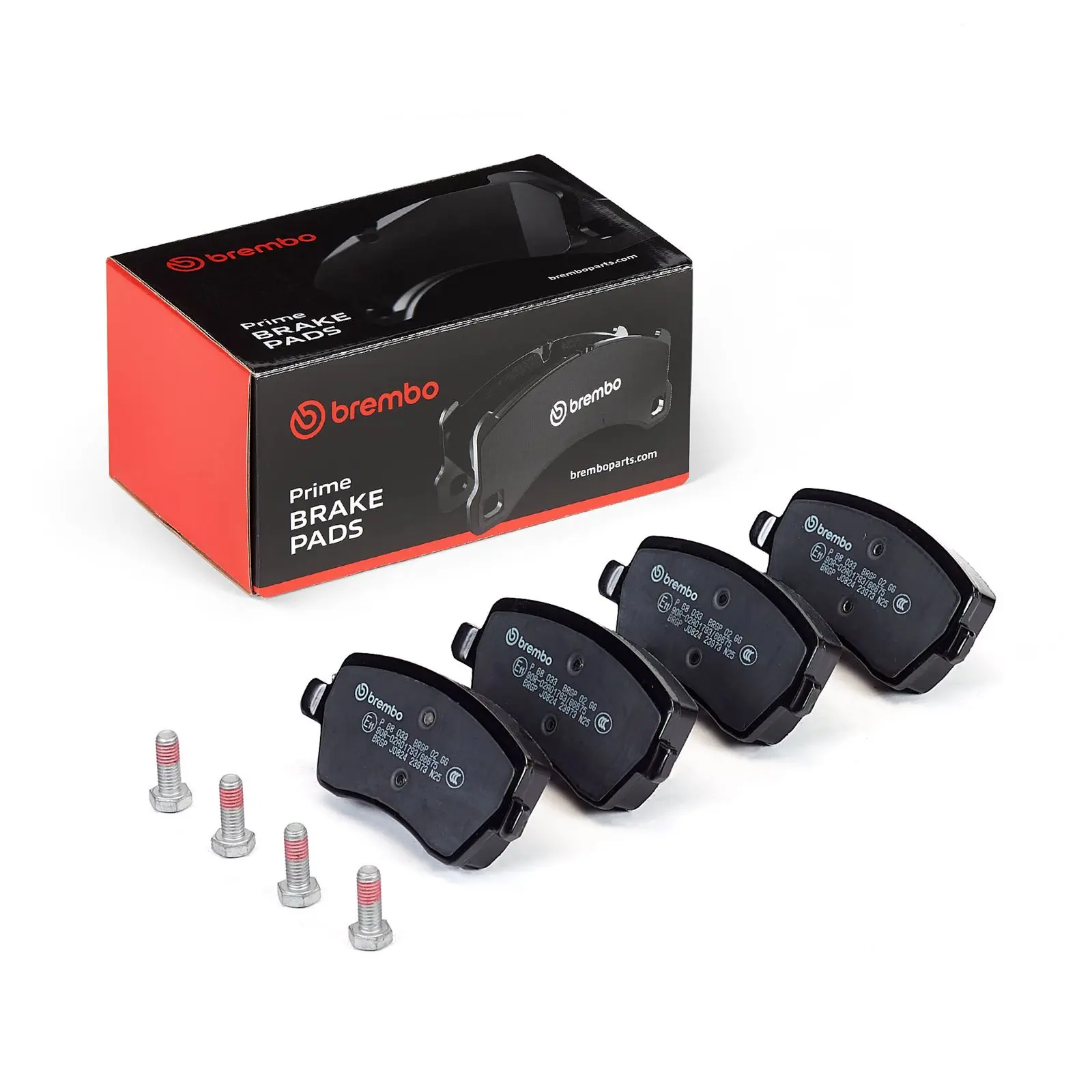 Sada brzdových destiček, kotoučová brzda BREMBO P 68 033
