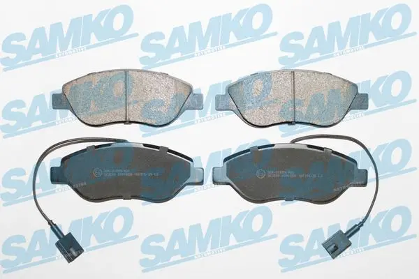 Sada brzdových destiček, kotoučová brzda SAMKO 5SP1658