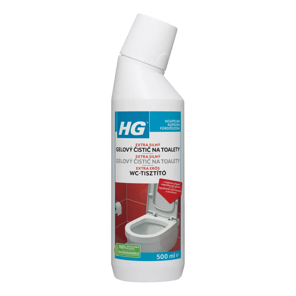 HG 32205 Extra silný čistič na toalety 500ml