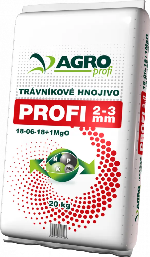 AGRO CS AGRO PROFI Trávníkové hnojivo 18-06-18+1MgO 20 kg