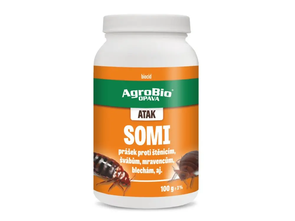 AgroBio Atak- Somi proti štěnicím a švábům 100 g