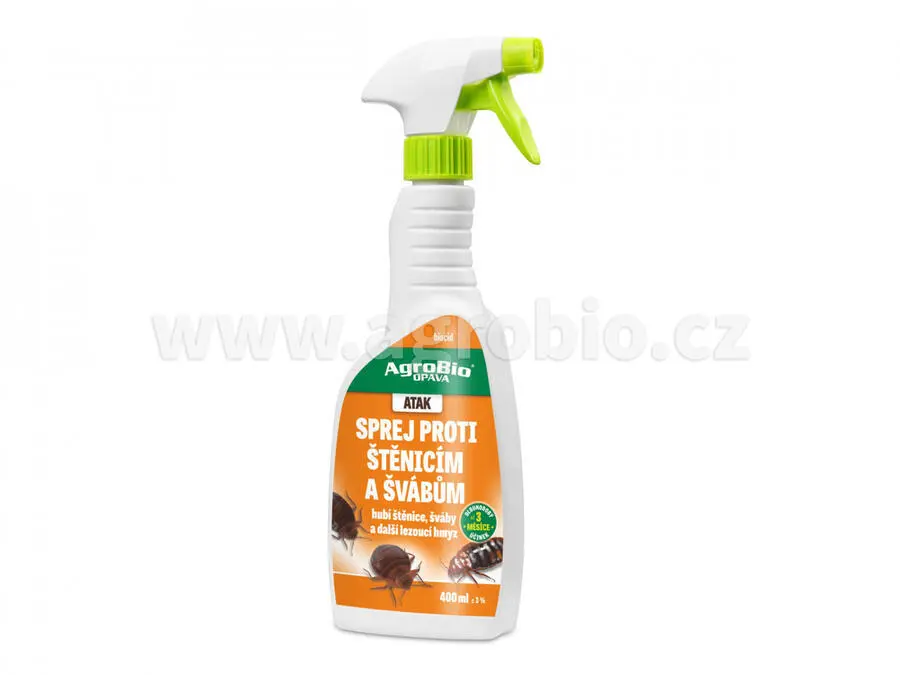 AgroBio Atak- Sprej proti štěnicím a švábům 400 ml/R